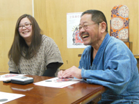 外波山文明さん 梨澤慧以子さん